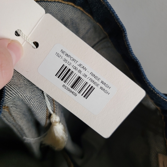 Doen Newport Jean in Rinse Wash size 28 NWT - Picture 9 of 10